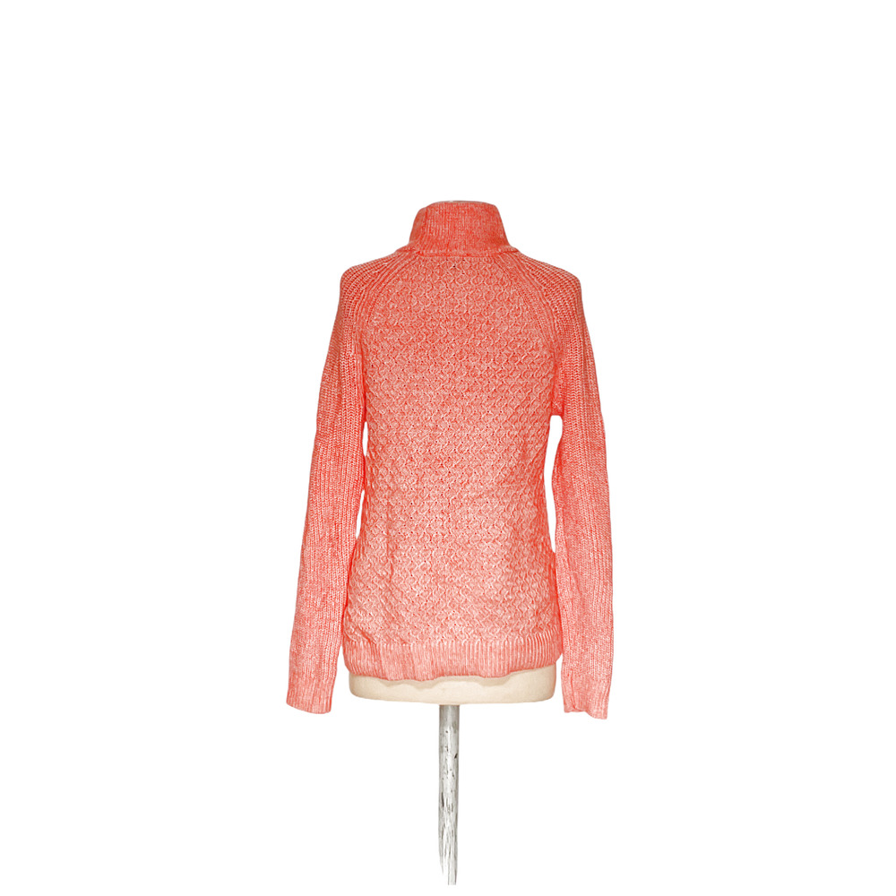Talbots Orange Polyester Pullover Sweater - Women… - image 2